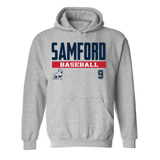 Samford - NCAA Baseball : Drew Druckenmiller - Classic Fashion Shersey Hooded Sweatshirt-0