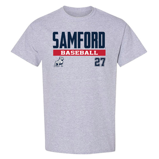 Samford - NCAA Baseball : Jake Souders - Classic Fashion Shersey T-Shirt-0