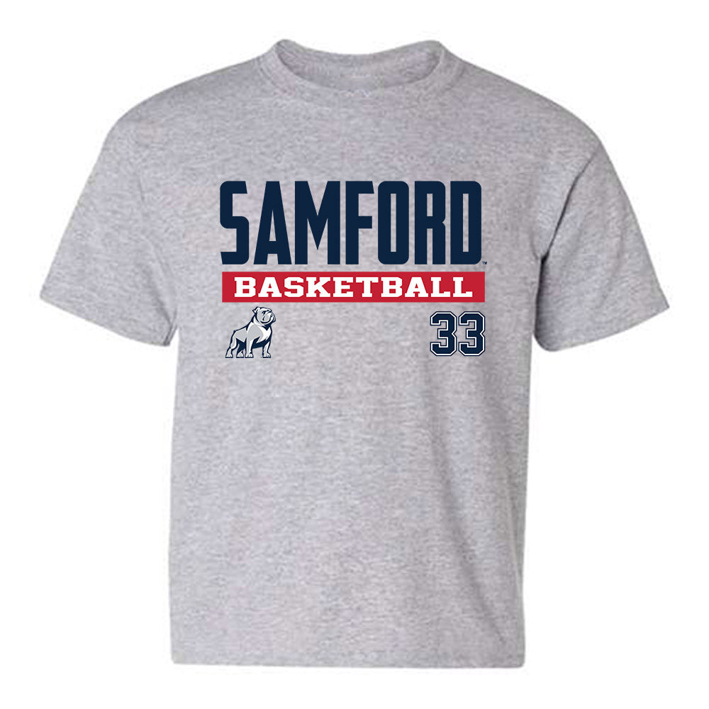 Samford - NCAA Men's Basketball : Zach Lamey - Classic Fashion Shersey Youth T-Shirt-1