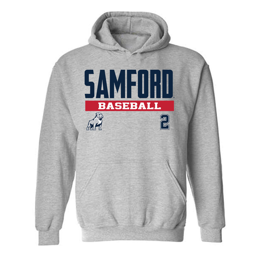 Samford - NCAA Baseball : Cade Carr - Classic Fashion Shersey Hooded Sweatshirt-0