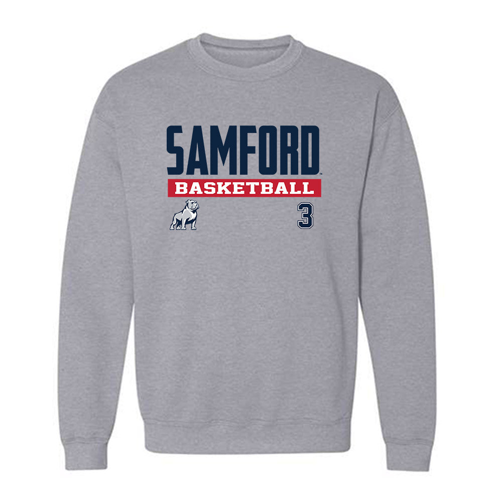 Samford - NCAA Men's Basketball : Isaiah Campbell-Finch - Classic Fashion Shersey Crewneck Sweatshirt-0