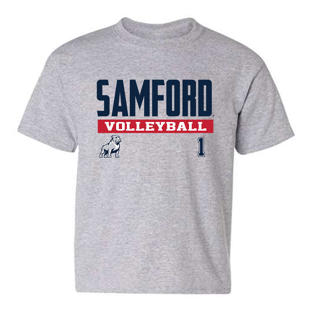 Samford - NCAA Women's Volleyball : Carly Minatel - Classic Fashion Shersey Youth T-Shirt-0