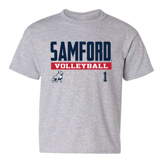 Samford - NCAA Women's Volleyball : Carly Minatel - Classic Fashion Shersey Youth T-Shirt-0