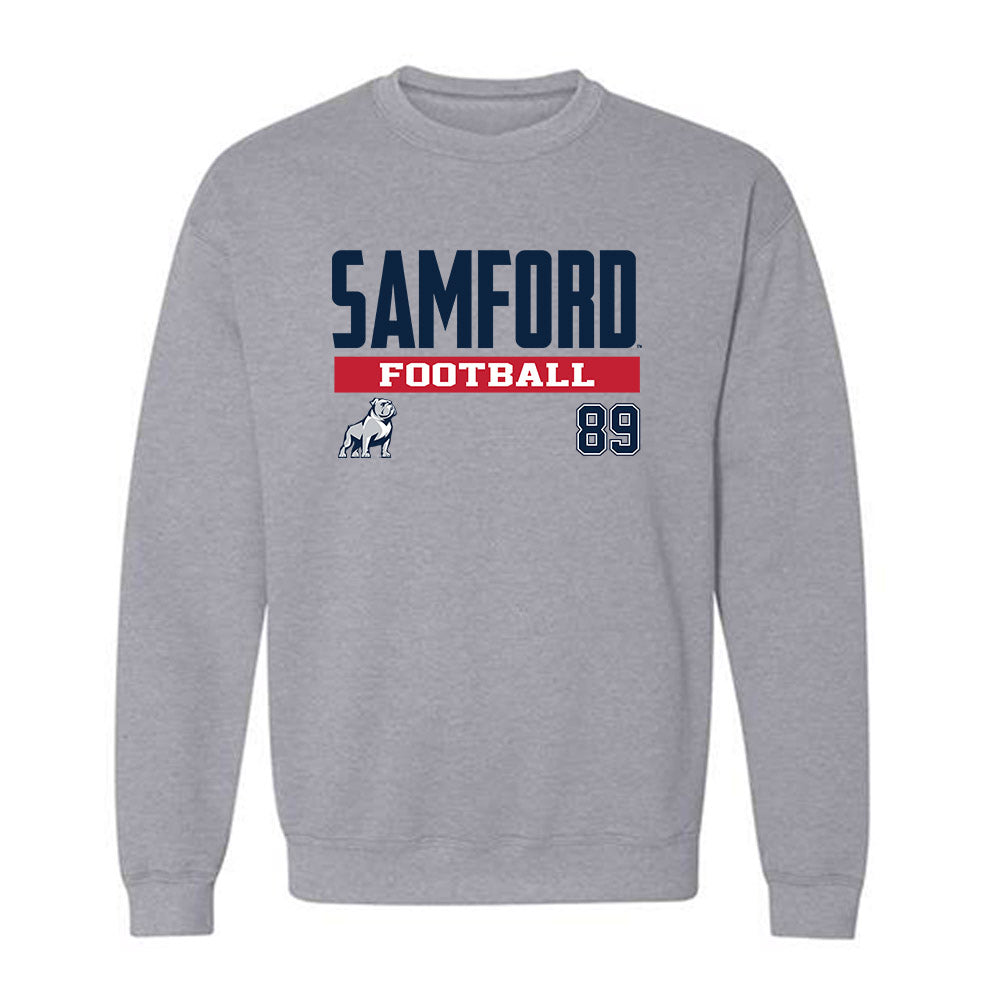 Samford - NCAA Football : Landon Beck - Classic Fashion Shersey Crewneck Sweatshirt-1