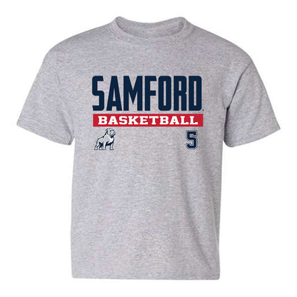 Samford - NCAA Men's Basketball : Cade Norris - Classic Fashion Shersey Youth T-Shirt-1