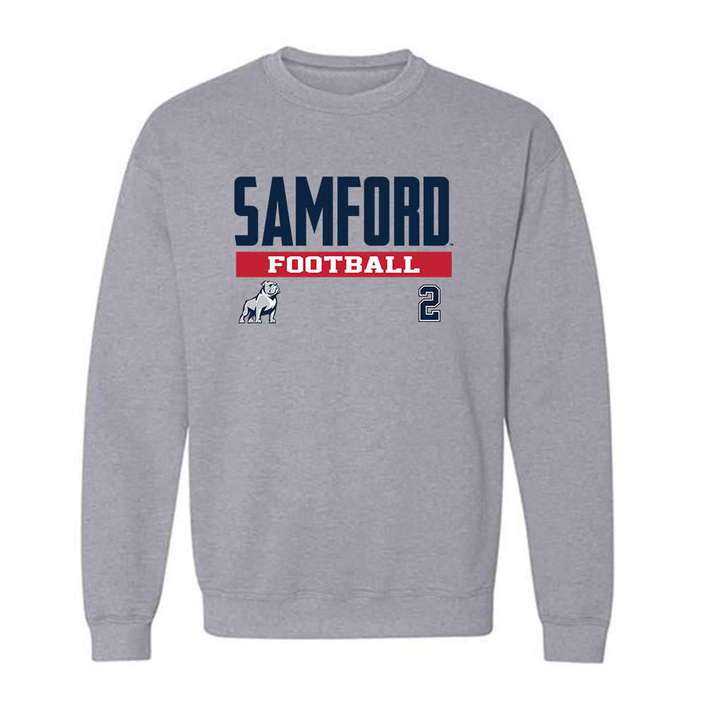 Samford - NCAA Football : David Yancey - Classic Fashion Shersey Crewneck Sweatshirt-0
