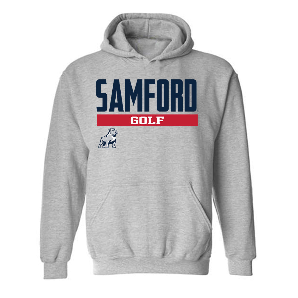 Samford - NCAA Men's Golf : Jack Mikesell - Classic Fashion Shersey Hooded Sweatshirt-0