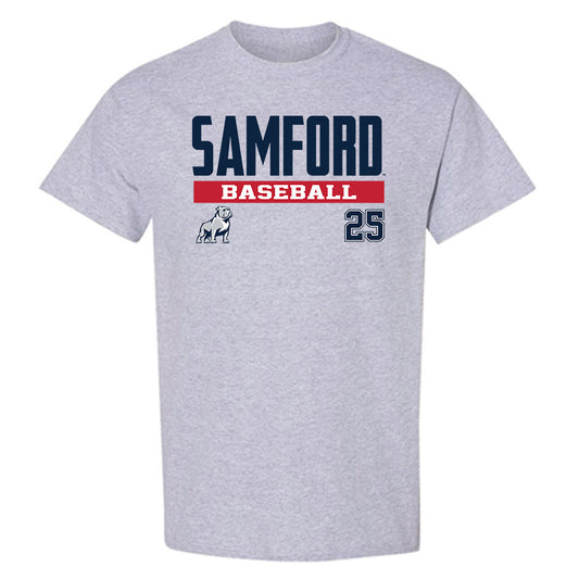 Samford - NCAA Baseball : Joseph Lee - Classic Fashion Shersey T-Shirt-0