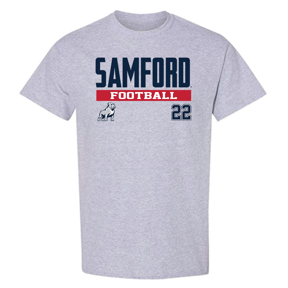 Samford - NCAA Football : Kenyon Cherry - Classic Fashion Shersey T-Shirt-1