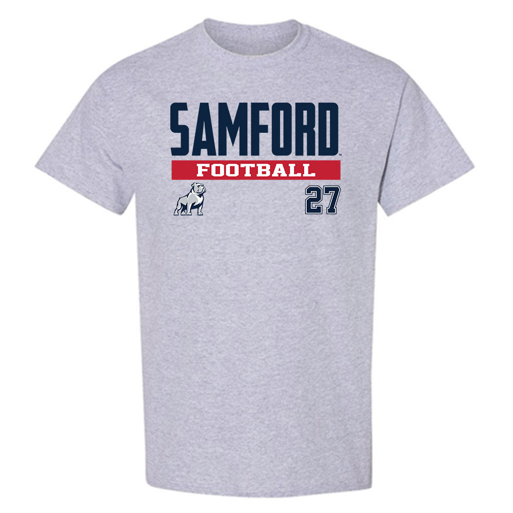 Samford - NCAA Football : Zamarcus Lindley - Classic Fashion Shersey T-Shirt-0