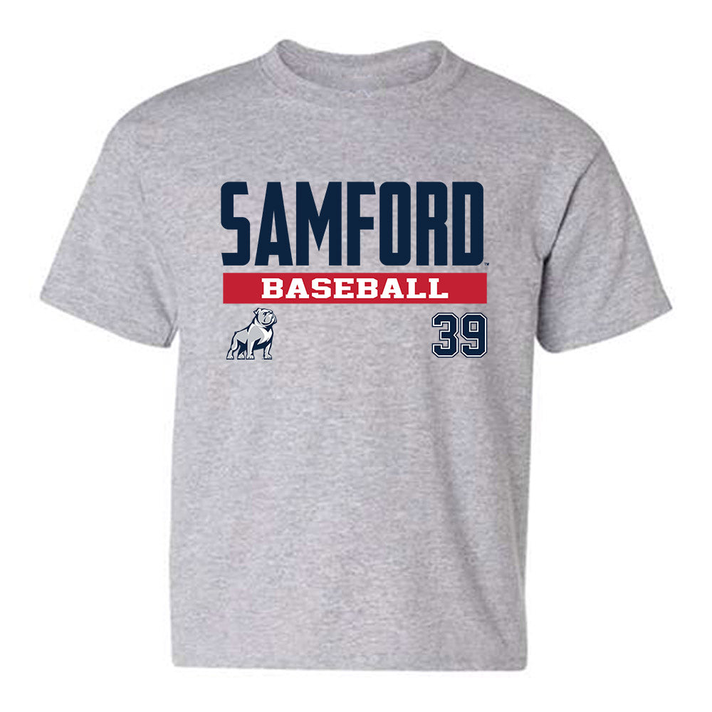 Samford - NCAA Baseball : Charlie Bozeman - Classic Fashion Shersey Youth T-Shirt-0