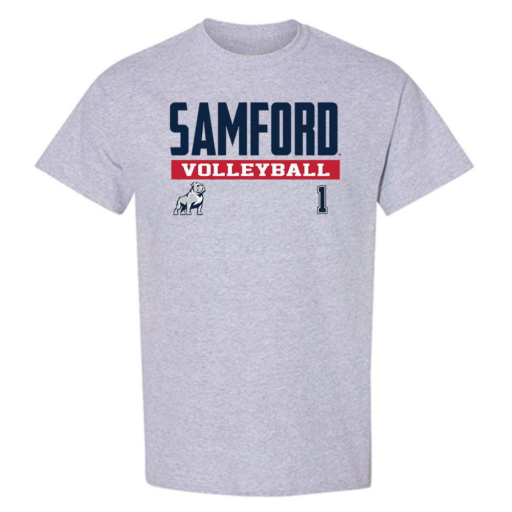 Samford - NCAA Women's Volleyball : Carly Minatel - Classic Fashion Shersey T-Shirt-0