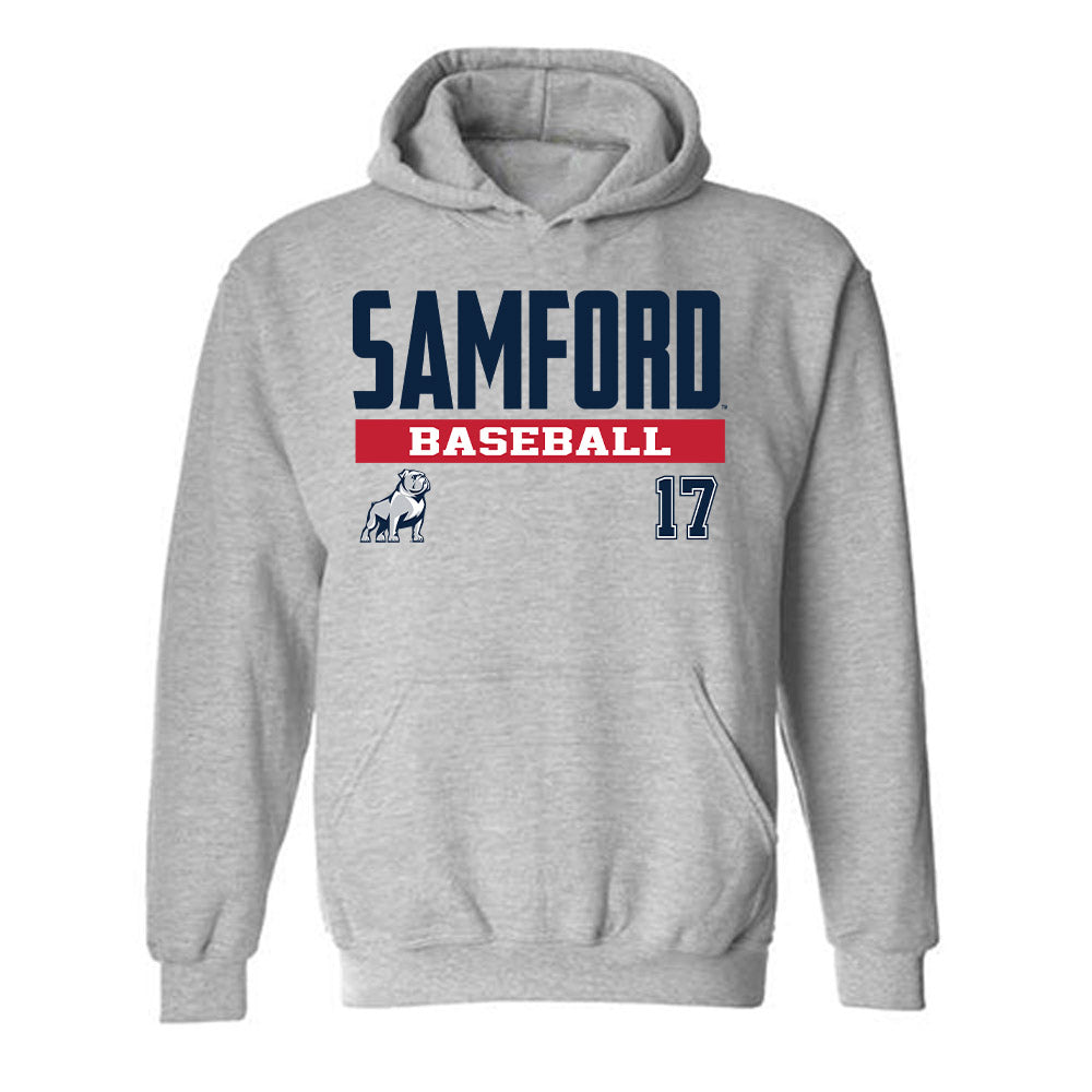 Samford - NCAA Baseball : Hayden Perry - Classic Fashion Shersey Hooded Sweatshirt-0