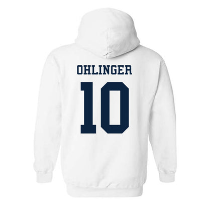 Samford - NCAA Women's Volleyball : Ali Ohlinger - Classic Fashion Shersey Hooded Sweatshirt-1