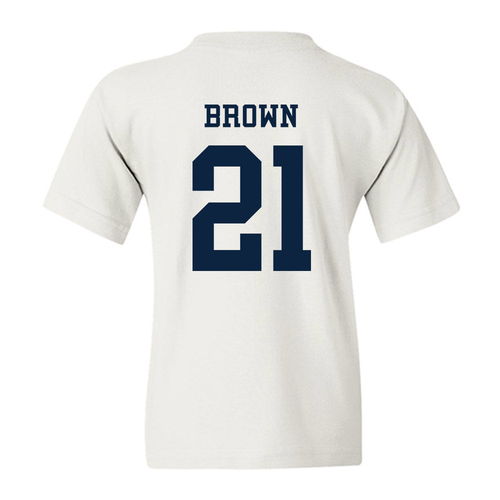 Samford - NCAA Men's Basketball : Corey Brown - Classic Fashion Shersey Youth T-Shirt-1