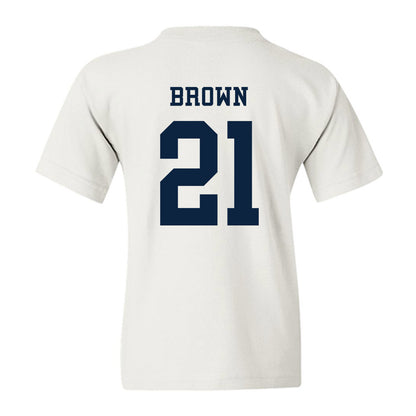 Samford - NCAA Men's Basketball : Corey Brown - Classic Fashion Shersey Youth T-Shirt-1