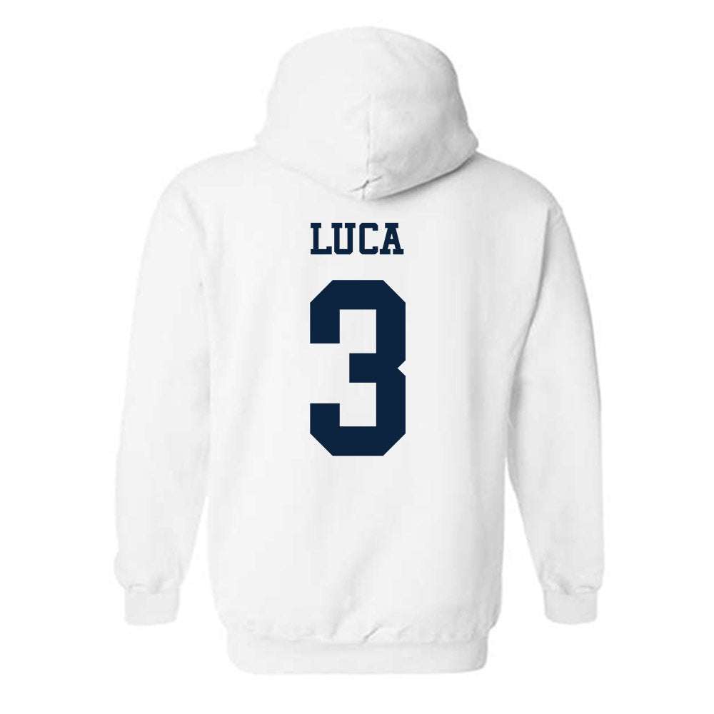 Samford - NCAA Women's Soccer : Samantha Luca - Classic Fashion Shersey Hooded Sweatshirt-1