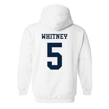 Samford - NCAA Baseball : John Whitney - Classic Fashion Shersey Hooded Sweatshirt-1