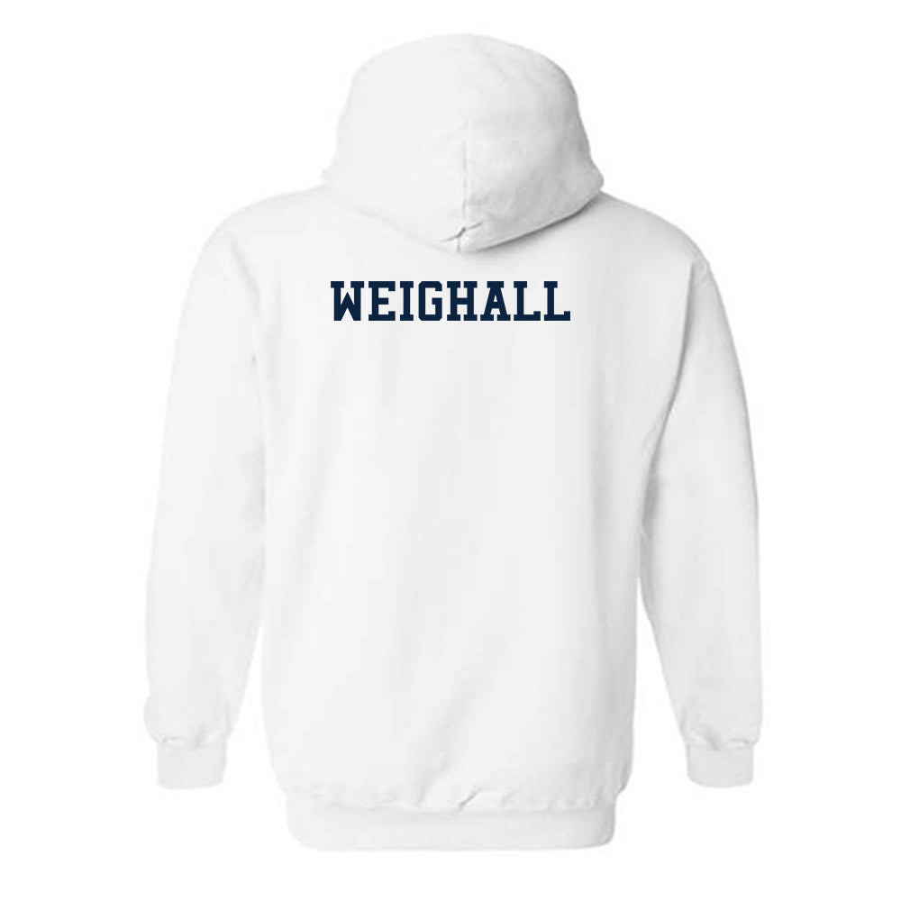 Samford - NCAA Men's Track & Field : Grant Weighall - Classic Fashion Shersey Hooded Sweatshirt-1