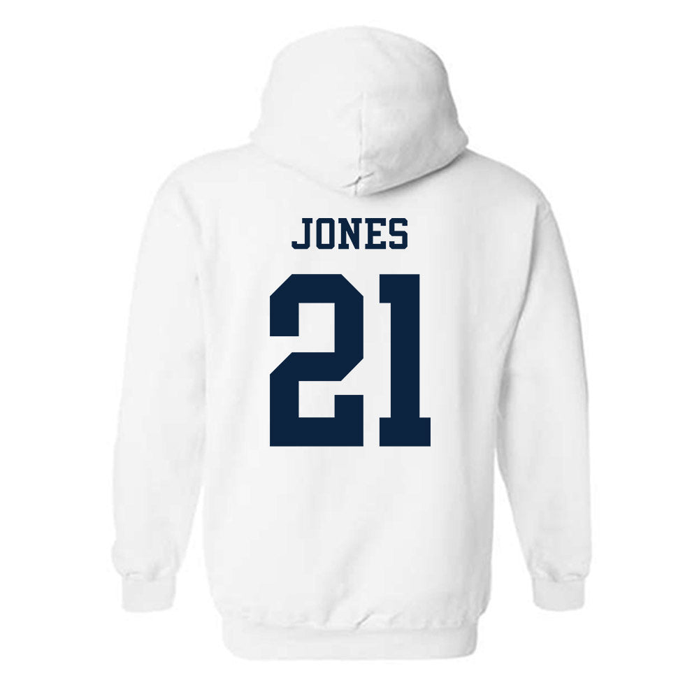 Samford - NCAA Men's Basketball : Rylan Jones - Classic Fashion Shersey Hooded Sweatshirt-1