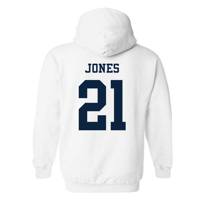 Samford - NCAA Men's Basketball : Rylan Jones - Classic Fashion Shersey Hooded Sweatshirt-1