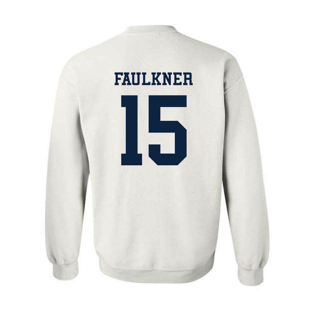Samford - NCAA Men's Basketball : Dylan Faulkner - Classic Fashion Shersey Crewneck Sweatshirt-1