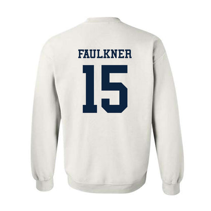 Samford - NCAA Men's Basketball : Dylan Faulkner - Classic Fashion Shersey Crewneck Sweatshirt-1