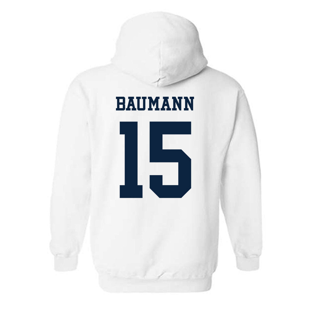 Samford - NCAA Women's Soccer : Ava Baumann - Classic Fashion Shersey Hooded Sweatshirt-1