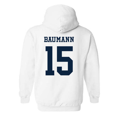 Samford - NCAA Women's Soccer : Ava Baumann - Classic Fashion Shersey Hooded Sweatshirt-1