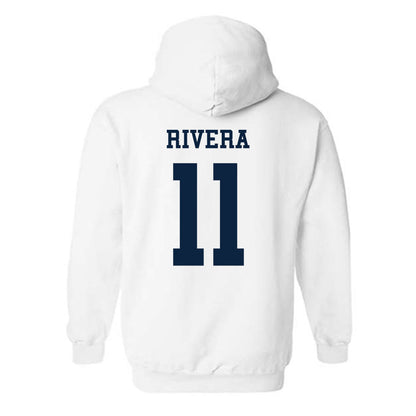 Samford - NCAA Women's Basketball : Briana Rivera - Classic Fashion Shersey Hooded Sweatshirt-1