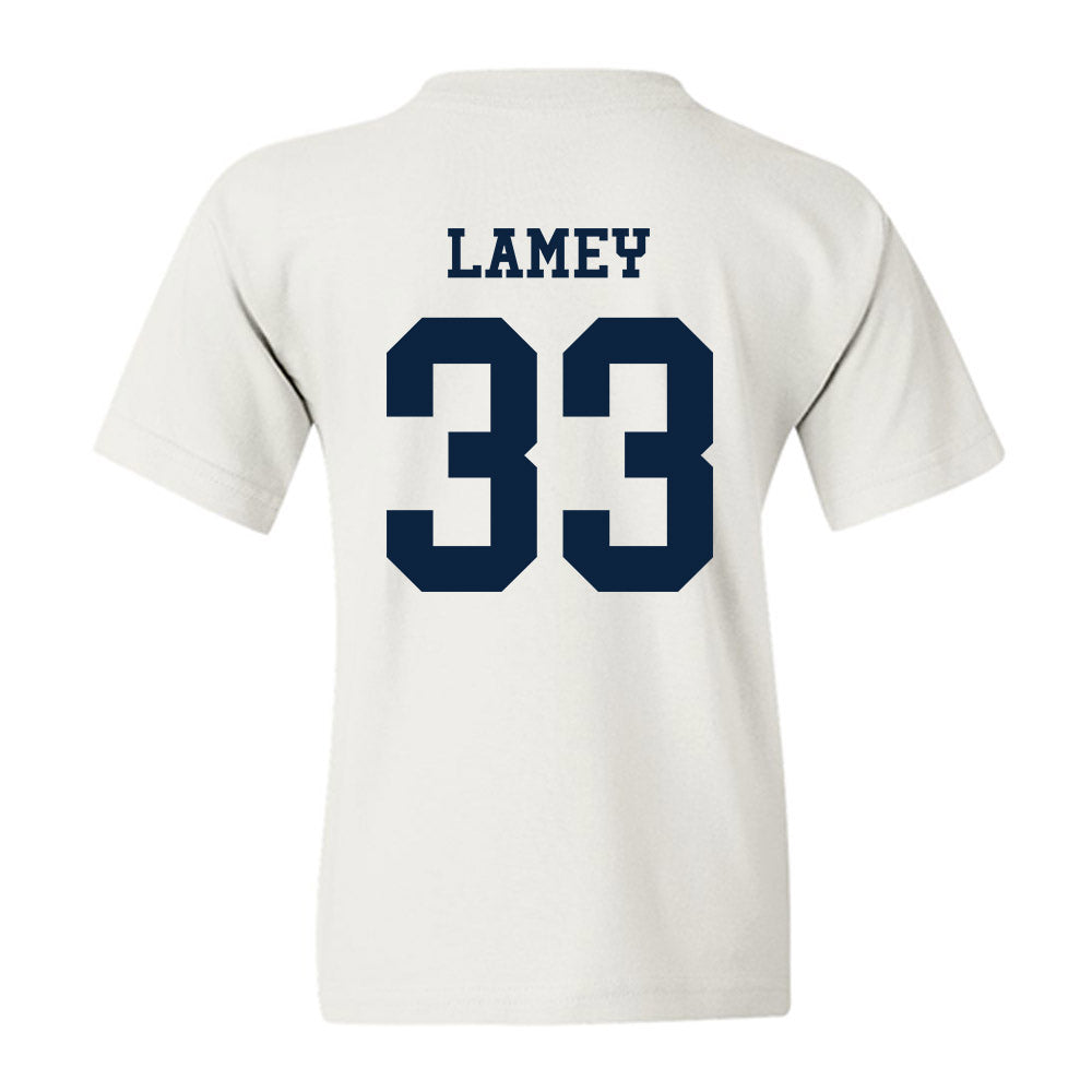 Samford - NCAA Men's Basketball : Zach Lamey - Classic Fashion Shersey Youth T-Shirt-1