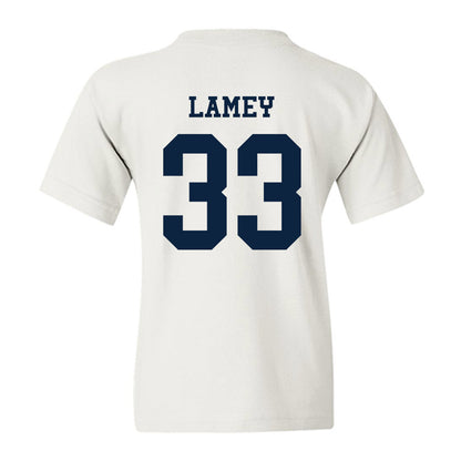 Samford - NCAA Men's Basketball : Zach Lamey - Classic Fashion Shersey Youth T-Shirt-1
