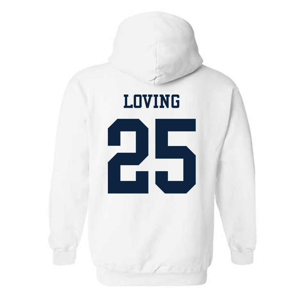 Samford - NCAA Football : Jadon Loving - Classic Fashion Shersey Hooded Sweatshirt-1