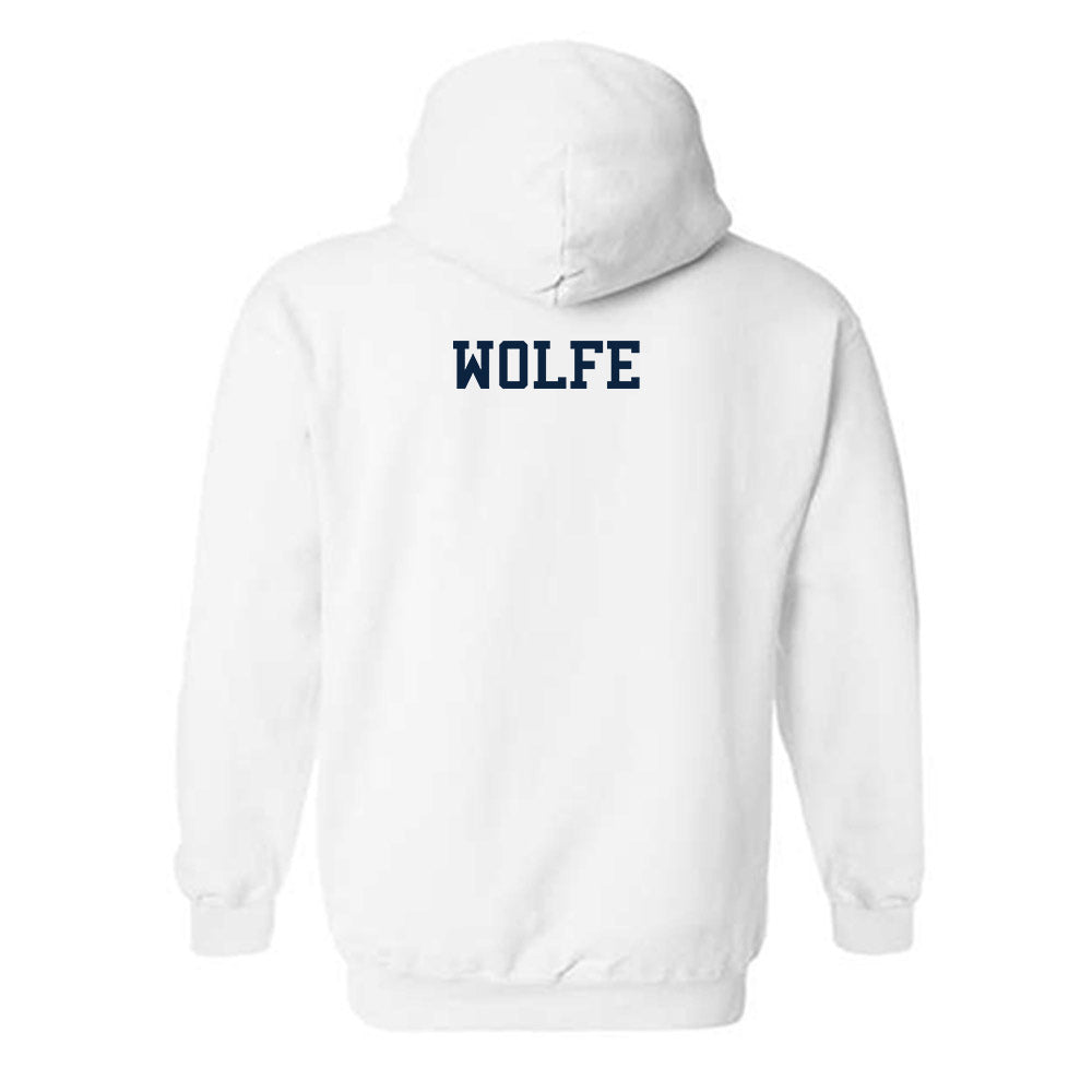 Samford - NCAA Men's Golf : Nolen Wolfe - Classic Fashion Shersey Hooded Sweatshirt-1