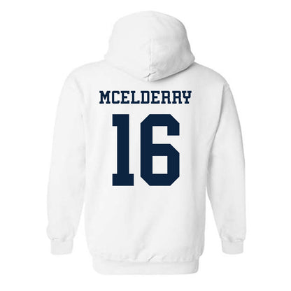 Samford - NCAA Women's Soccer : Brigid McElderry - Classic Fashion Shersey Hooded Sweatshirt-1