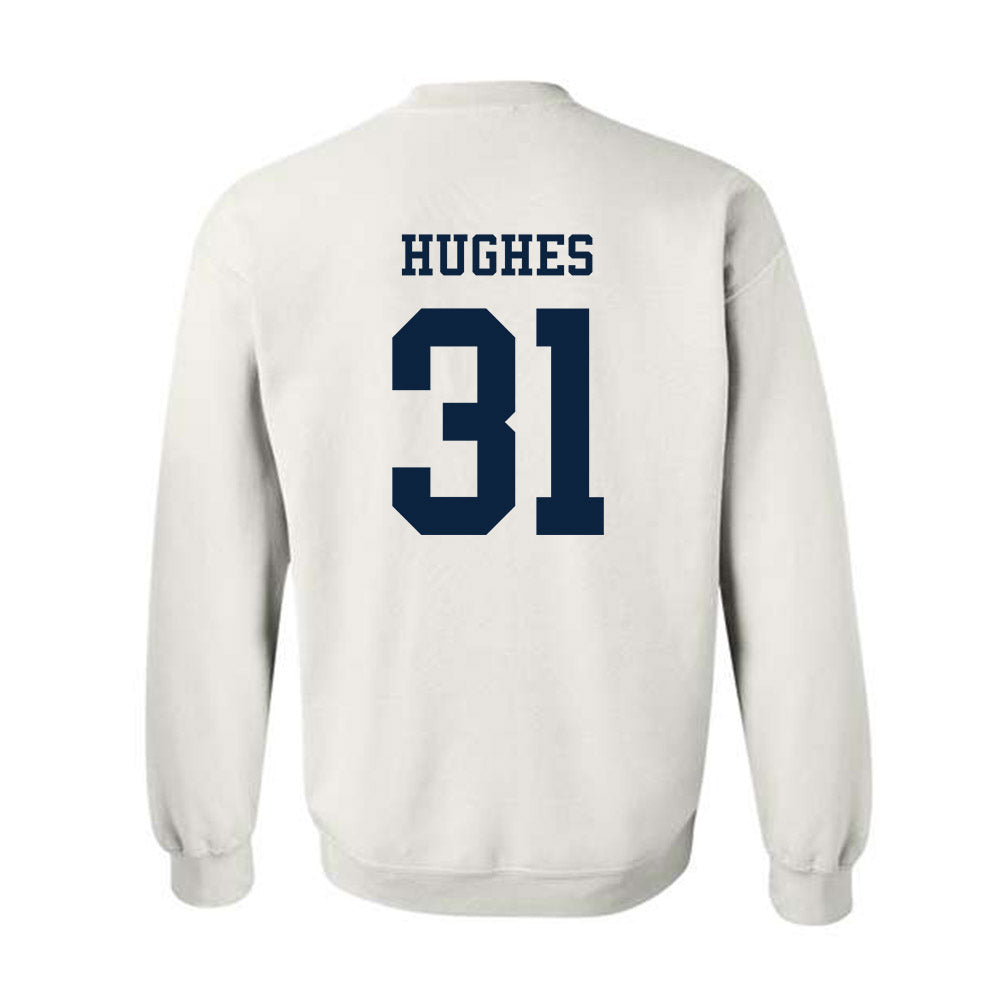 Samford - NCAA Men's Basketball : Joshua Hughes - Classic Fashion Shersey Crewneck Sweatshirt-1