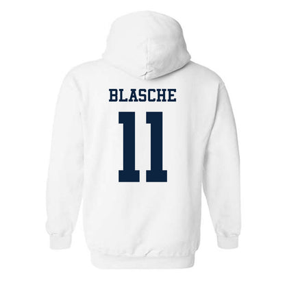 Samford - NCAA Baseball : Mason Blasche - Classic Fashion Shersey Hooded Sweatshirt-1