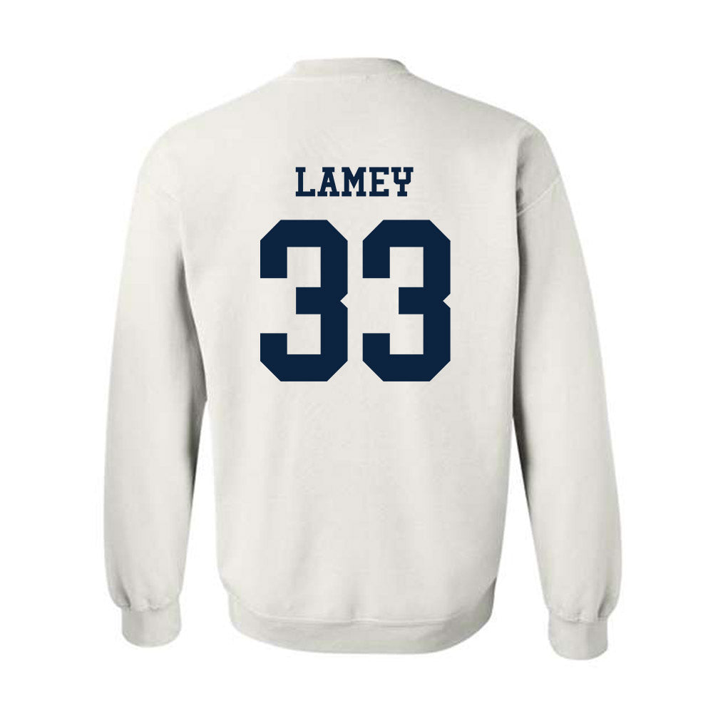 Samford - NCAA Men's Basketball : Zach Lamey - Classic Fashion Shersey Crewneck Sweatshirt-1