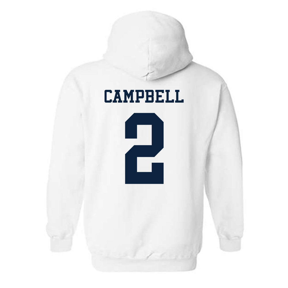 Samford - NCAA Men's Basketball : Jaden Campbell - Classic Fashion Shersey Hooded Sweatshirt-1