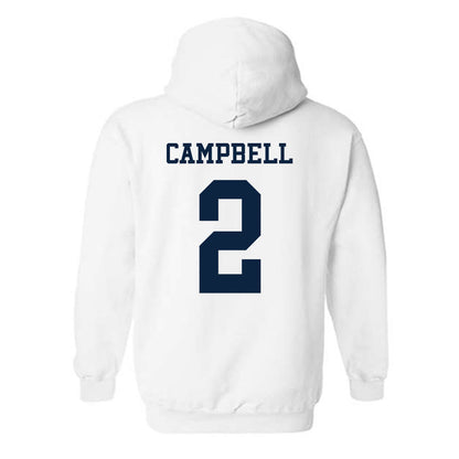 Samford - NCAA Men's Basketball : Jaden Campbell - Classic Fashion Shersey Hooded Sweatshirt-1