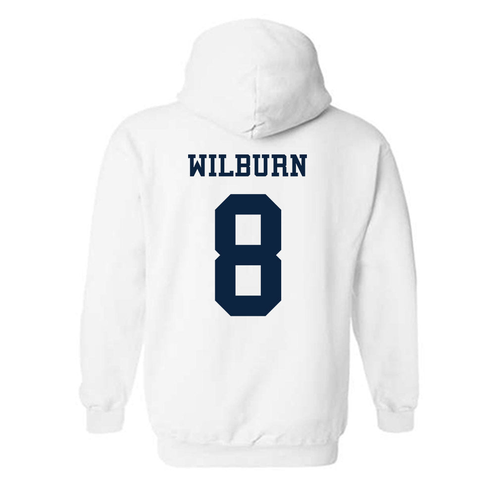 Samford - NCAA Men's Basketball : Zion Wilburn - Classic Fashion Shersey Hooded Sweatshirt-1