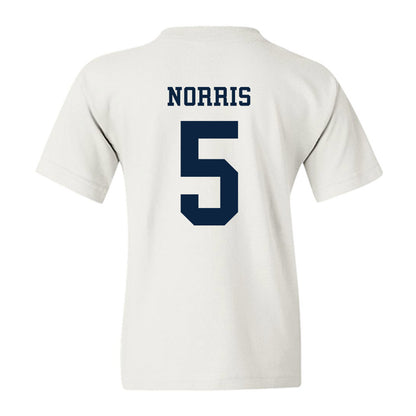 Samford - NCAA Men's Basketball : Cade Norris - Classic Fashion Shersey Youth T-Shirt-1