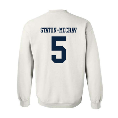 Samford - NCAA Men's Basketball : AJ Staton-McCray - Classic Fashion Shersey Crewneck Sweatshirt-1