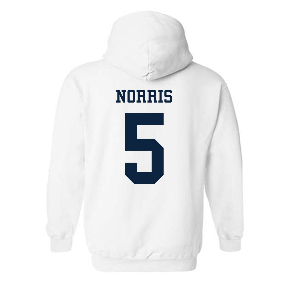 Samford - NCAA Men's Basketball : Cade Norris - Classic Fashion Shersey Hooded Sweatshirt-1