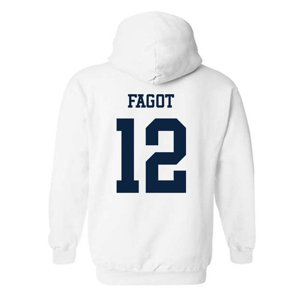 Samford - NCAA Baseball : Christopher Fagot - Classic Fashion Shersey Hooded Sweatshirt-1