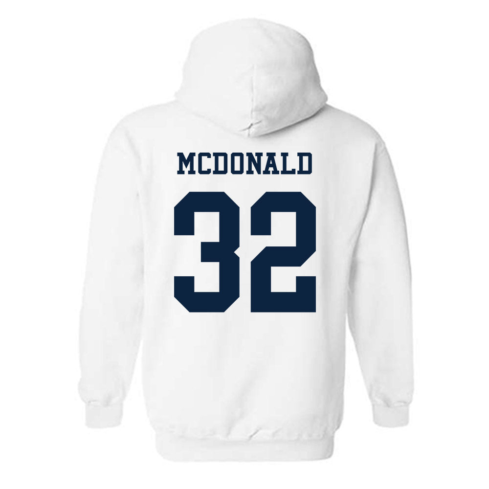 Samford - NCAA Baseball : Parker McDonald - Classic Fashion Shersey Hooded Sweatshirt-1