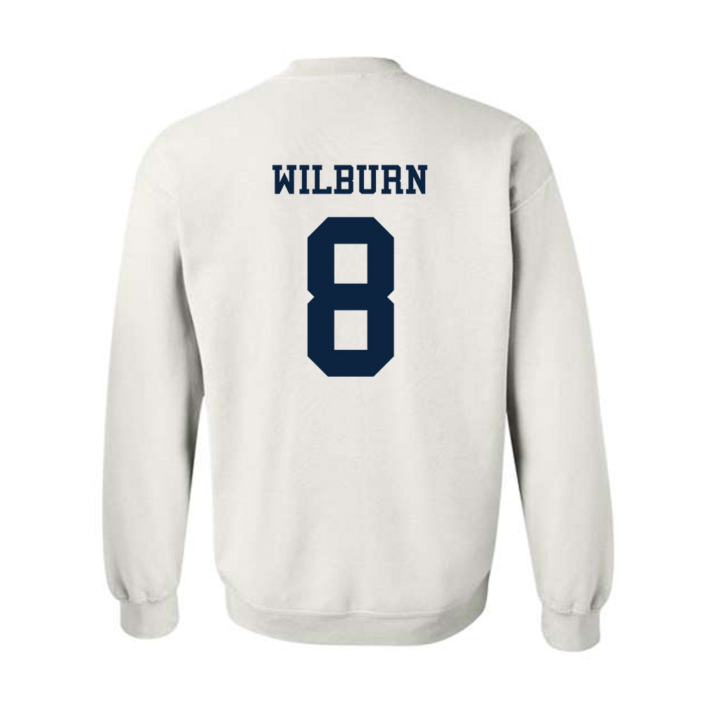 Samford - NCAA Men's Basketball : Zion Wilburn - Classic Fashion Shersey Crewneck Sweatshirt-1