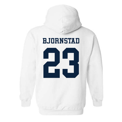 Samford - NCAA Women's Basketball : Kayte Madison Bjornstad - Classic Fashion Shersey Hooded Sweatshirt-1