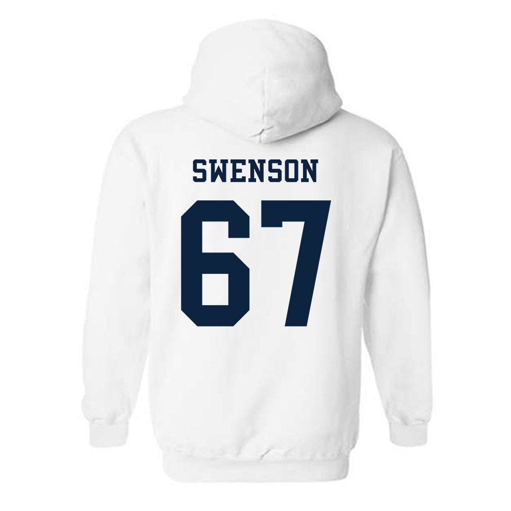 Samford - NCAA Football : Thayne Swenson - Classic Fashion Shersey Hooded Sweatshirt-1