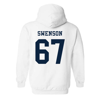 Samford - NCAA Football : Thayne Swenson - Classic Fashion Shersey Hooded Sweatshirt-1